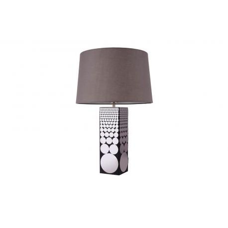 Lampe Pastilles noir et argent Lampe Pastilles noir et argent