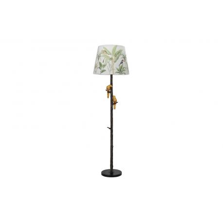 Lampadaire Perroquets abat-jour tropical Lampadaire Perroquets abat-jour tropical