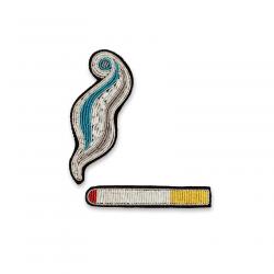 Broche cigarette + fumée Macon&Lesquoy