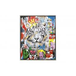 Tableau Tigre Street art