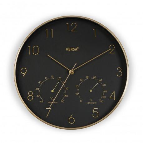 Horloge Ostar en aluminium doré