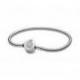 Bracelet Maille Serpent Fermoir Signature Scintillant ARGENT PANDORA MOMENTS Taille 19