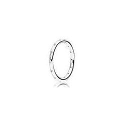 Pandora — Anneau Scintillant Simple Argent Massif — T.52