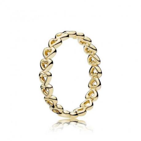 Bague Anneau Farandole de CØurs SHINE Couleur Jaune Taille 56 Bague Anneau Farandole de CØurs SHINE Couleur Jaune Taille 56