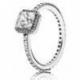 Bague Elegance Intemporelle Couleur Argent et Pierres Oxydes de zirconium Taille 50