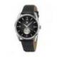 Montre Homme Himalaya Automatique 40 mm Coeur Battant et Cuir Noir LIP