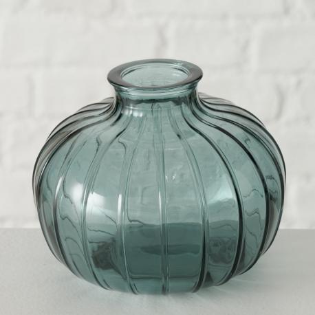 Vase Anika en verre émeraude