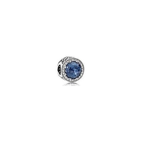 Pandora — Charm scintillant bleu foncé