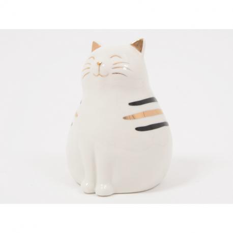 Statuette chat Grumpy en céramique