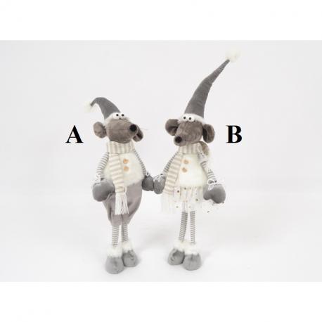 Peluche souris grise Célestin Peluche souris grise Célestin
