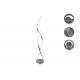 Lampadaire double spirale gris Anodise Interior