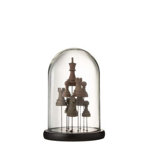 Cloche pièces d'échecs Cloche pièces d'échecs
