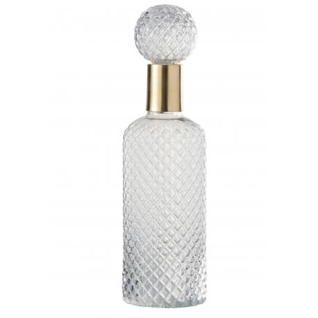 Grande Carafe décorative en verre transparent