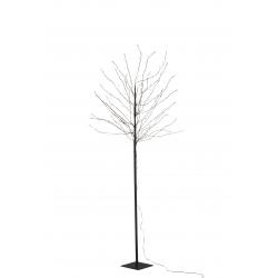 Arbre nu avec LED couleur noir