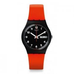 Montre Swatch Gent Rouge et Noire Red Grin