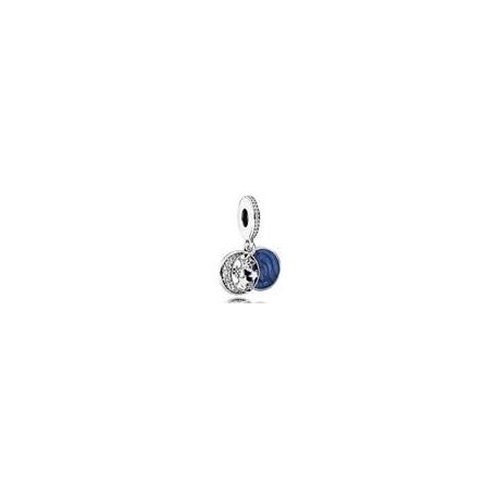 Charm Pendant Lune et Ciel Bleu PANDORA MOMENTS Charm Pendant Lune et Ciel Bleu PANDORA MOMENTS