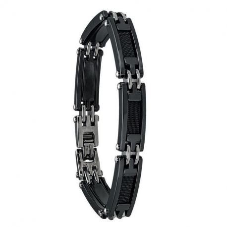 Bracelet Homme Acier et Céramique JOURDAN Bracelet Homme Acier et Céramique JOURDAN