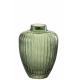 Vase Nadi ligne vert en verre