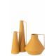 Vase Vicky acier ocre