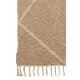 Tapis Neela en coton beige