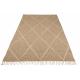 Tapis Neela en coton beige