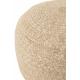 Pouf Miami outdoor naturel et blanc