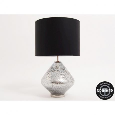 Lampe Allure en verre argenté