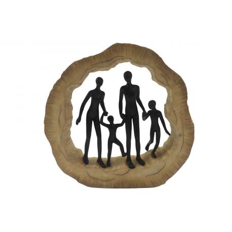 Statuette famille avec enfants