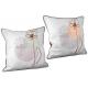 Coussin en tissus One Line Flower