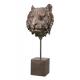 Sculpture tête de Tigre  antique