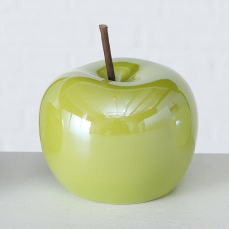 Statuette pomme ou poire en céramique Perly
