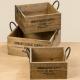 Caisse de rangement en bois et métal Supply