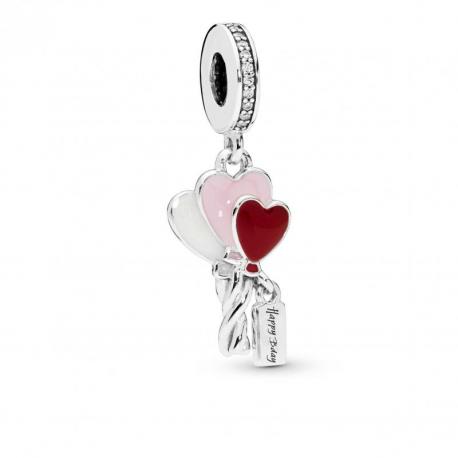 Charm Pendant Ballons Coeur Joyeux Anniversaire PANDORA MOMENTS