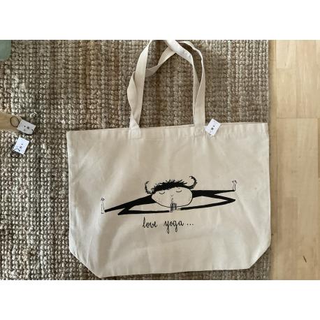 Sac « love yoga » moyen format