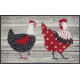 Tapis Chicken Farm 50 x 75 cm