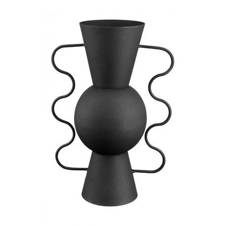 Vase en métal noir Brocca 2 anses