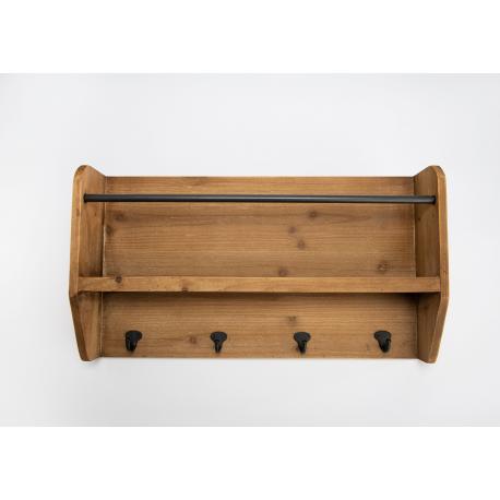 Etagère porte bouteille patères Etagère porte bouteille patères