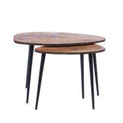 Table basse ovale Slice