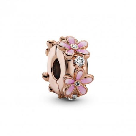 Charm Clip Marguerite Roses PANDORA MOMENTS