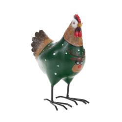 Statuette Poule pull de Noel