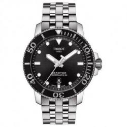 Montre Homme SeaStar Noire et Acier TISSOT