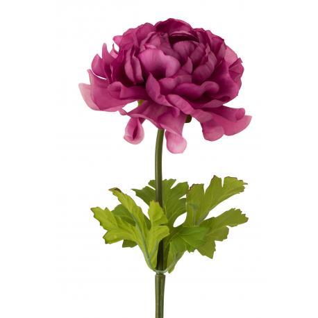 Renoncule artificiel rose foncé