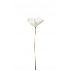 Fleur décorative blanche en mousse Eva