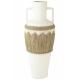 Vase Ethnique avec décore en herbe naturel