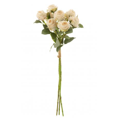 Bouquet de roses artificielle Blanche