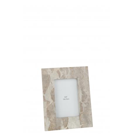 Cadre photo Marbre beige 10x15 cm