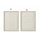 Tableau relief  Cellules de papier blanc