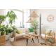 Table gigogne ronde en manguier naturel