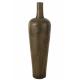 Vase Victor ciment brun L