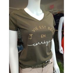 TShirt La Vie est Belle en Corrèze